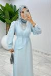 Bebe Mavi Premium Paris Elbise Tesettür Giyim Bebe Mavisi
