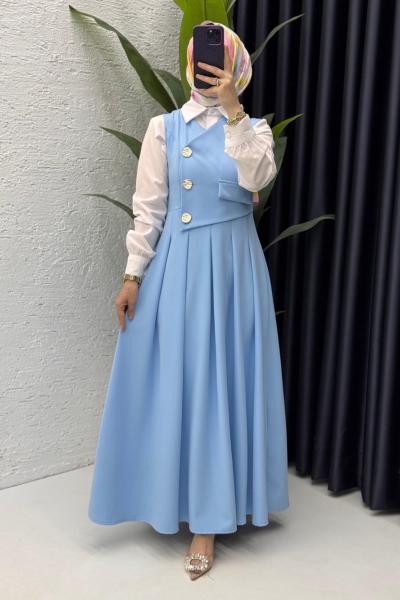 Bebe Mavi Afitap Tesettür Giyim Bebe Mavisi