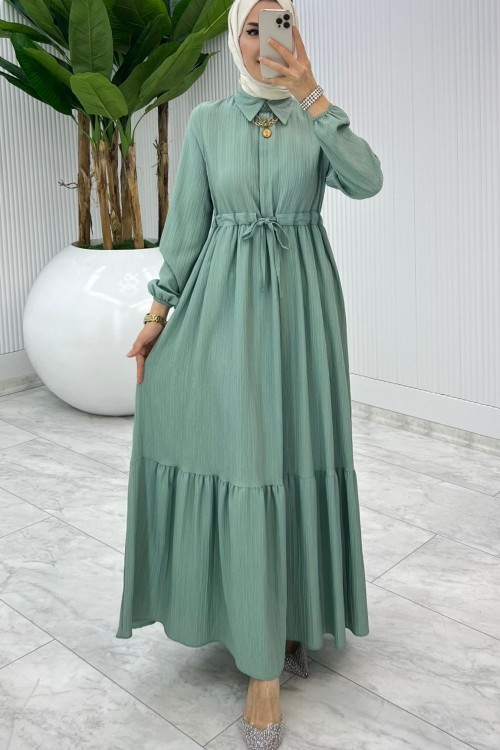 Çağla Sehya Elbise Tesettür Giyim Çağla