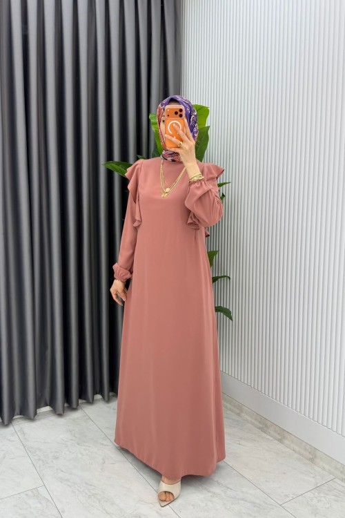 Gül Eylül Elbise Premıum Tesettür Giyim  Gül