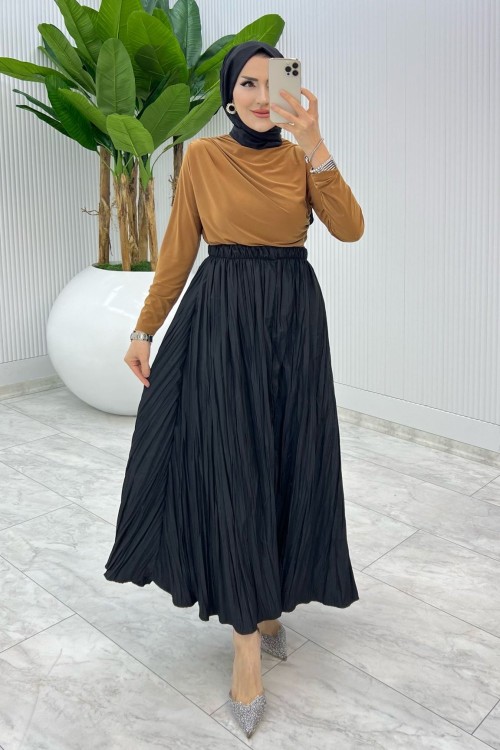 Hardal Züleyha bluzTesettür Giyim Hardal Sarısı