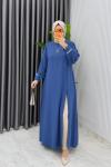 İndigo Elisa Takım Tesettür Giyim  Mavi