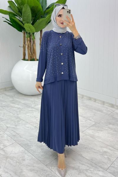 İndigo Hasret Takım Tesettür Giyim İndigo