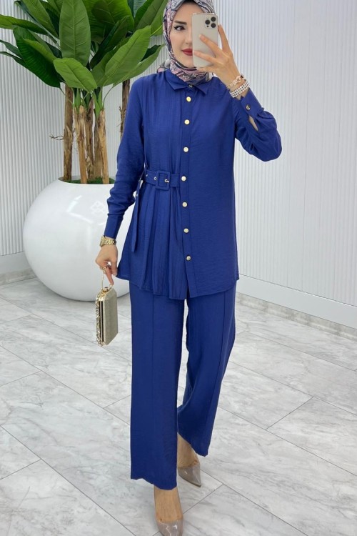 İndigo Premium Vildan Takım Tesettür Giyim İndigo