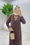 Kahve Premium İkili İmren Takım Tesettür Giyim Kahverengi