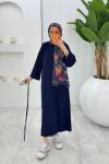 Lacivert  Oysho Elbise Tesettür Giyim  Lacivert