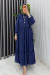 Lacivert  Güzide Elbise Tesettür Giyim  Lacivert