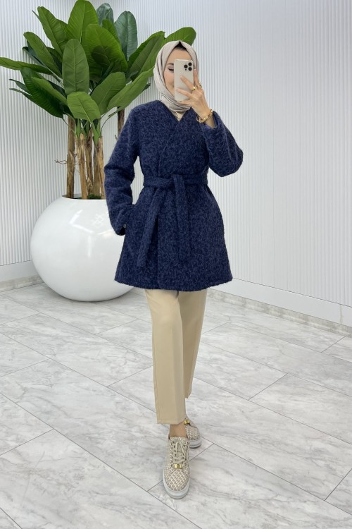 Lacivert Elif Kap Tesettür Giyim  Lacivert