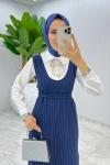 Lacivert Serpil Jile Tesettür Giyim Lacivert