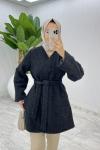 Siyah Elif Kap Tesettür Giyim  Siyah