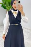 siyah Hazen Jile Tesettür Giyim Siyah