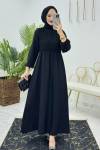 Siyah Serra Elbise Tesettür Giyim
