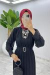Siyah şoray Elbise Tesettür Giyim Siyah
