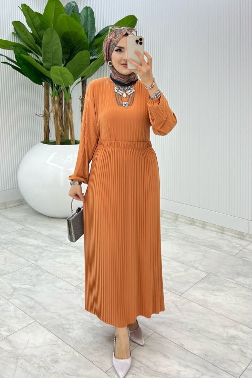 Somon Müge Takım Tesettür Giyim Somon