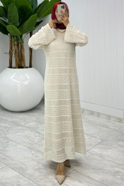 Taş Tansu Elbise Tesettür Giyim  Taş Rengi