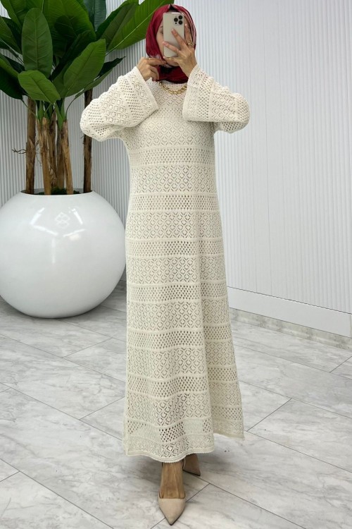 Taş Tansu Elbise Tesettür Giyim  Taş Rengi