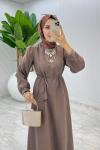 Toprak Premium Paris Elbise Tesettür Giyim Toprak