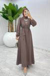 Toprak Premium Paris Elbise Tesettür Giyim Toprak
