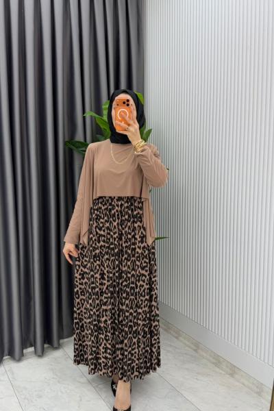 Vizon Günay Elbise Tesettür Giyim  Vizon