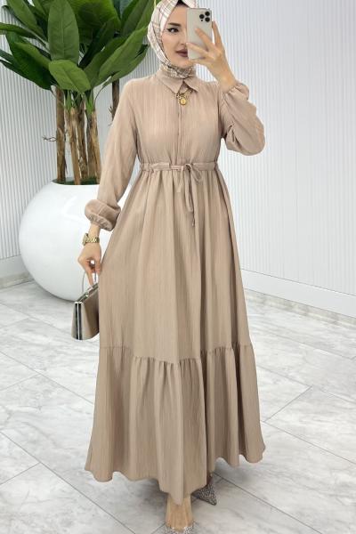 Vizon Sehya Elbise Tesettür Giyim Vizon