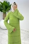 Yeşil Tansu Elbise Tesettür Giyim  Yeşil