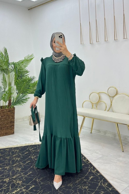 Zümrüt  Gülten Elbise Tesettür Giyim Zümrüt