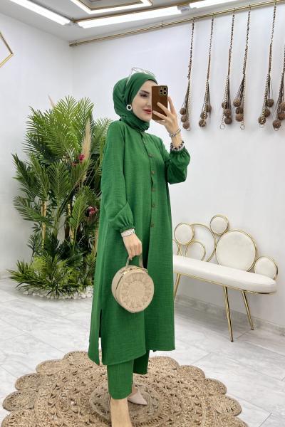 Zümrüt Didem Takım Tesettür Giyim  Zümrüt