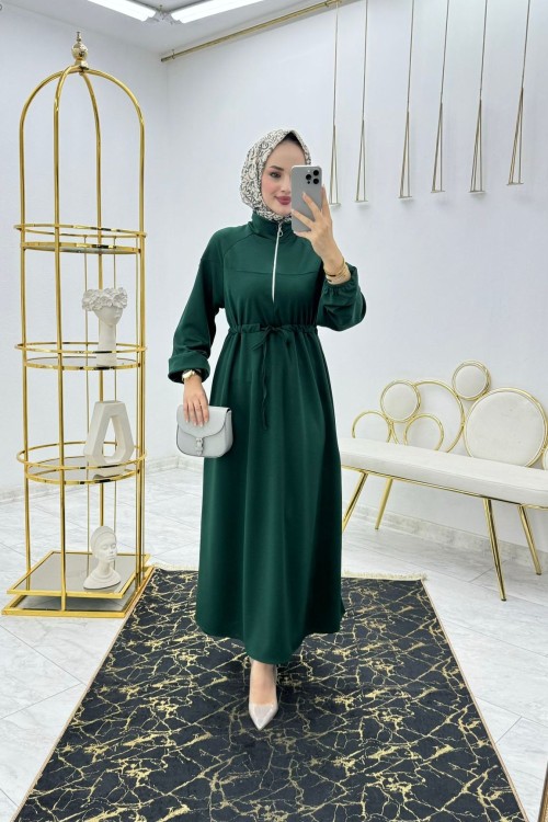 Zümrüt Nazlı Elbise Tesettür Giyim  Zümrüt