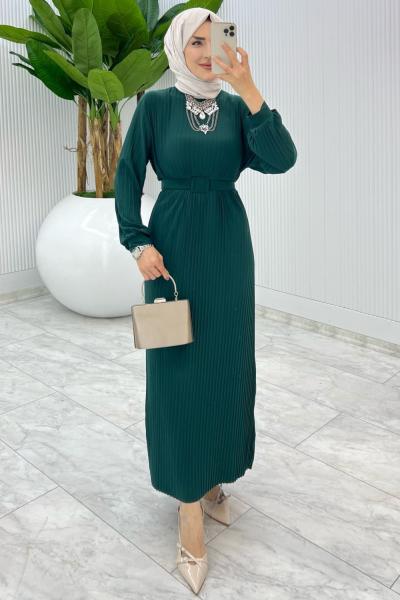 Zümrüt Yıldız Elbise Tesettür Giyim Zümrüt