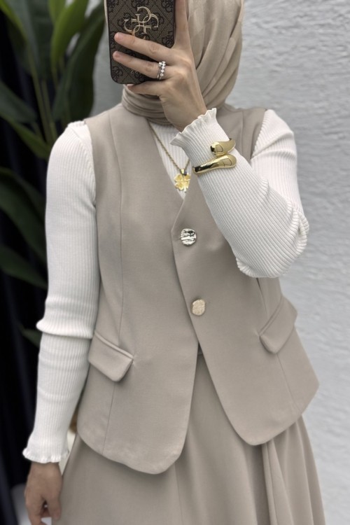 Aden Etekli Takım Taş Rengi