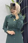 Asu Elbise Tesettür Giyim  Zümrüt