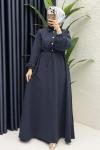 Ayben Elbise Tesettür Giyim   Lacivert