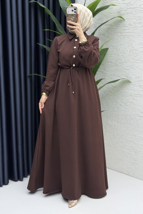 Ayben Elbise Tesettür Giyim  Kahve