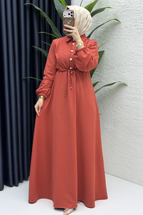 Ayben Elbise Tesettür Giyim  Oranj
