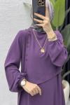 Aycan Elbise Tesettür Giyim  Mor