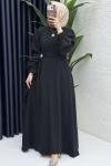 Ayliz Elbise Tesettür Giyim  Siyah