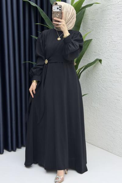 Ayliz Elbise Tesettür Giyim Siyah