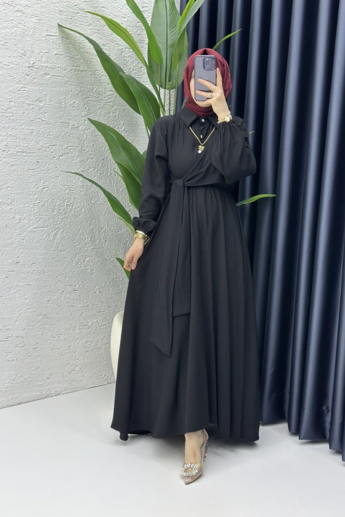 Bukre Elbise Siyah