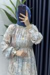 Canan Elbise Tesettür Giyim Mavi