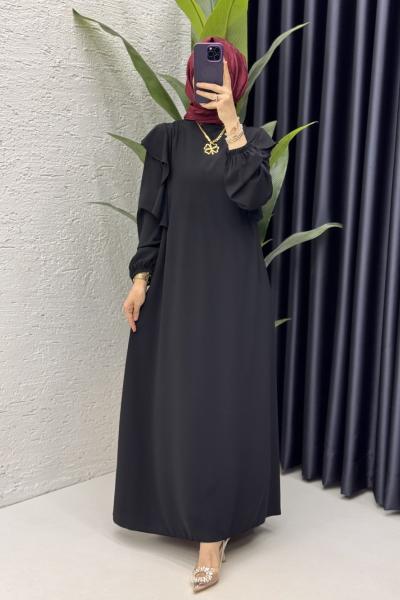 Canan Elbise Tesettür Giyim Siyah