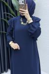 Canan Elbise Tesettür Giyim  Lacivert