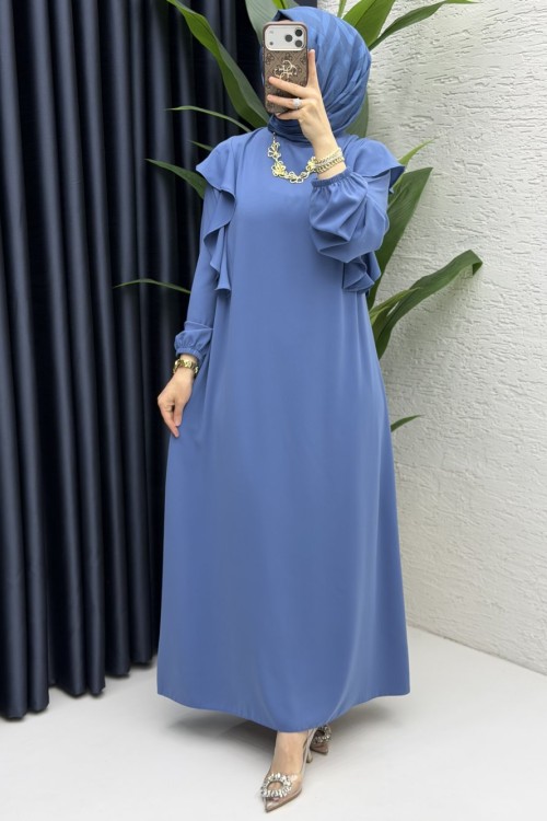 Canan Elbise Tesettür Giyim  İndigo