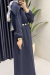 Defne Elbise Tesettür Giyim  Lacivert