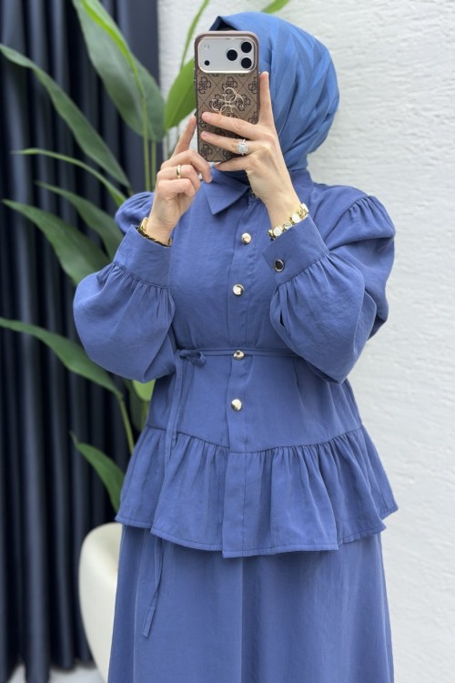 Deren Etekli Takım İndigo