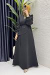 Dila Elbise Tesettür Giyim  Siyah