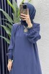 Ecmel Elbise Tesettür Giyim  Lacivert
