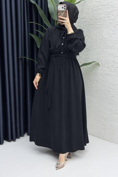 Eslem Elbise Tesettür Giyim  Siyah