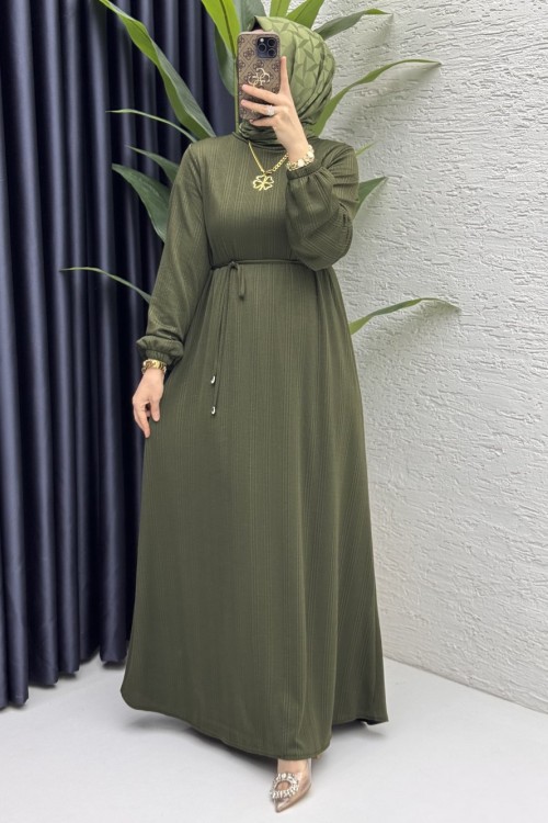 Esme Elbise Tesettür Giyim  Haki
