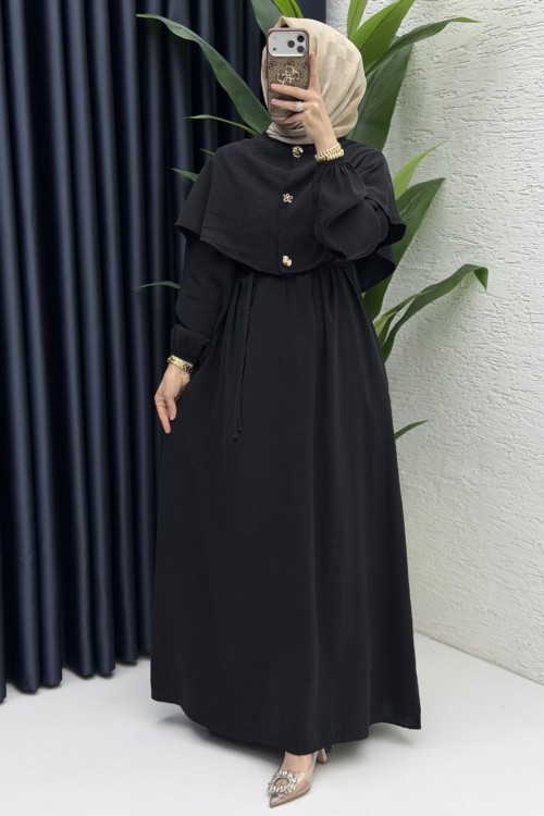 Ferda Elbise Tesettür Giyim  Siyah