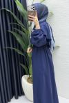 Feriha Bolero Elbise Tesettür Giyim  Lacivert